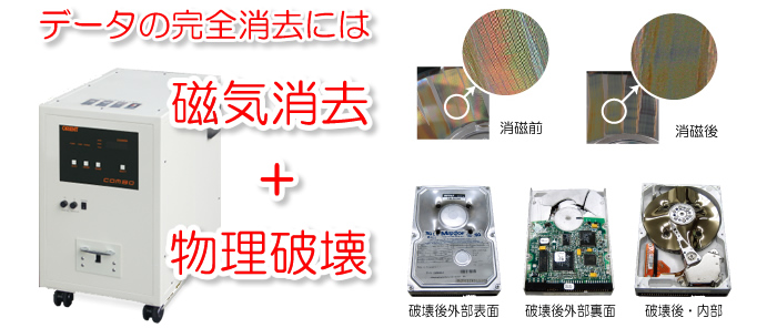 磁気消去・物理破壊の勧め